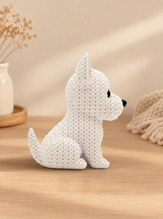 Westie estilo Tejido