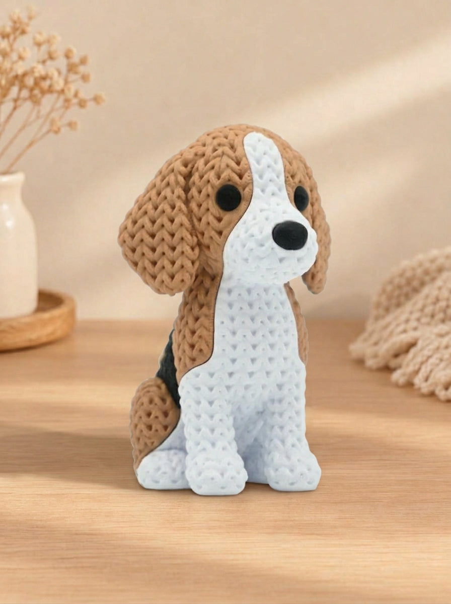 Beagle estilo Tejido