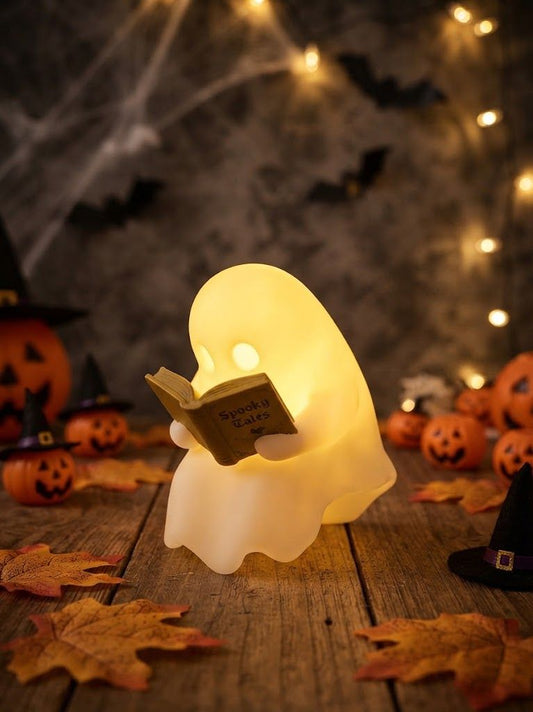Fantasma lector – Lámpara LED de Halloween