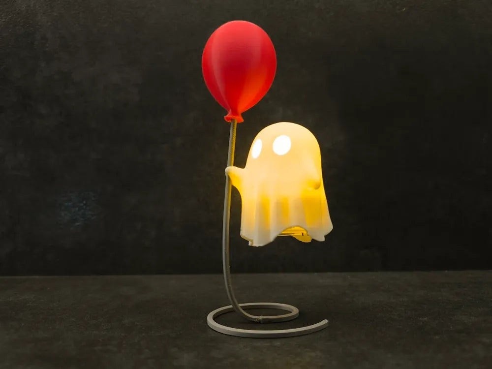 Fantasma con globo – Lámpara LED de Halloween
