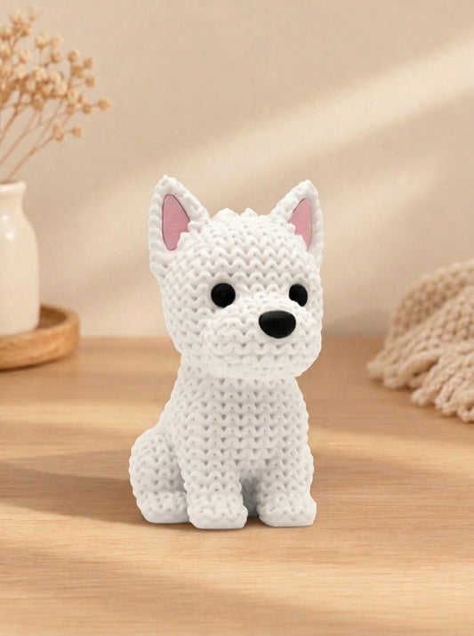 Westie estilo Tejido